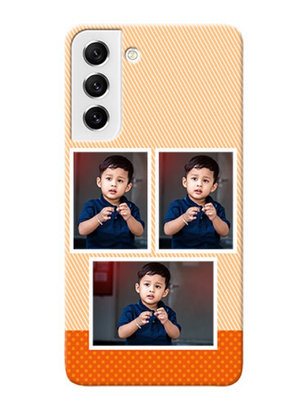 Custom Galaxy S21 FE 5G Mobile Back Covers: Bulk Photos Upload Design