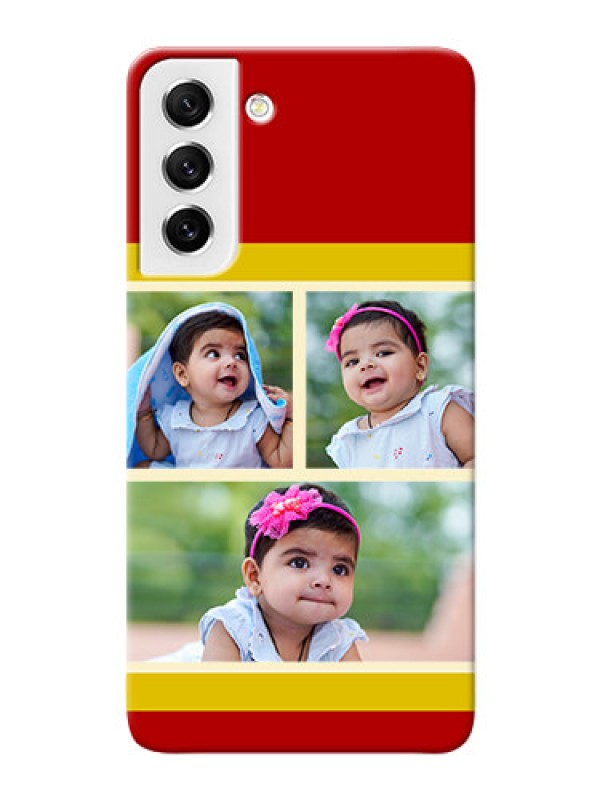 Custom Galaxy S21 FE 5G mobile phone cases: Multiple Pic Upload Design
