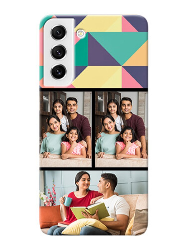 Custom Galaxy S21 FE 5G personalised phone covers: Bulk Pic Upload Design