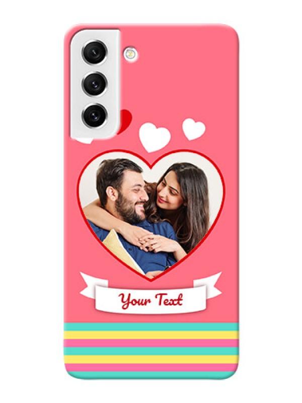 Custom Galaxy S21 FE 5G Personalised mobile covers: Love Doodle Design