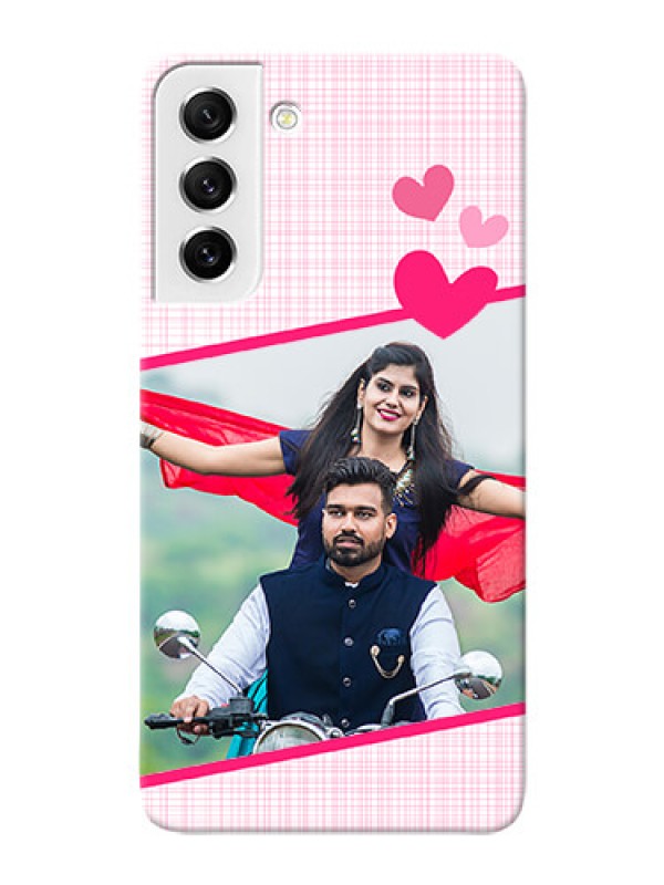 Custom Galaxy S21 FE 5G Personalised Phone Cases: Love Shape Heart Design
