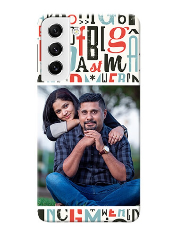 Custom Galaxy S21 FE 5G custom mobile phone covers: Alphabet Design