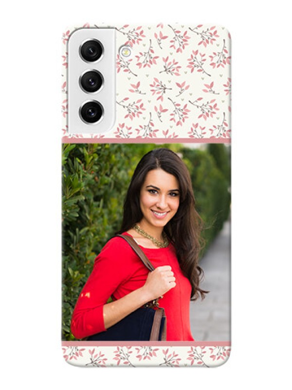 Custom Galaxy S21 FE 5G Back Covers: Premium Floral Design