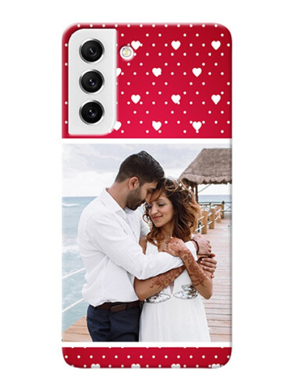 Custom Galaxy S21 FE 5G custom back covers: Hearts Mobile Case Design