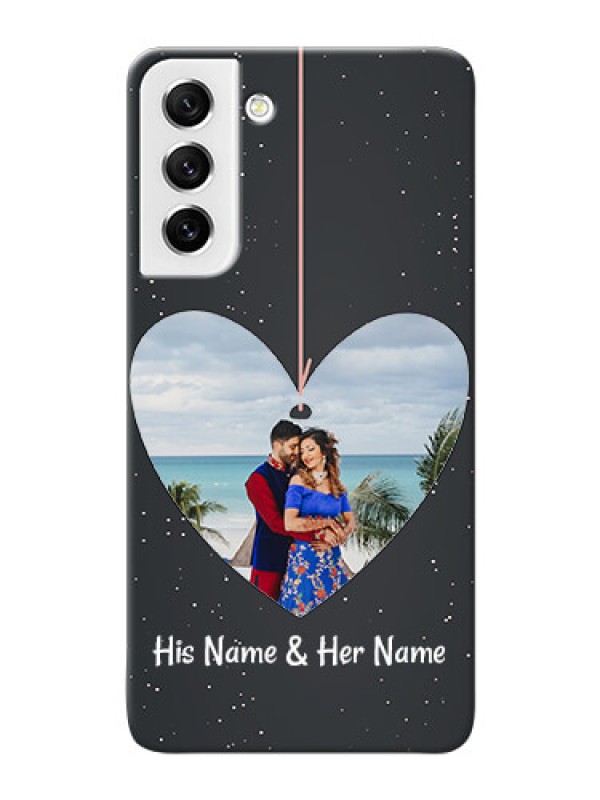 Custom Galaxy S21 FE 5G custom phone cases: Hanging Heart Design