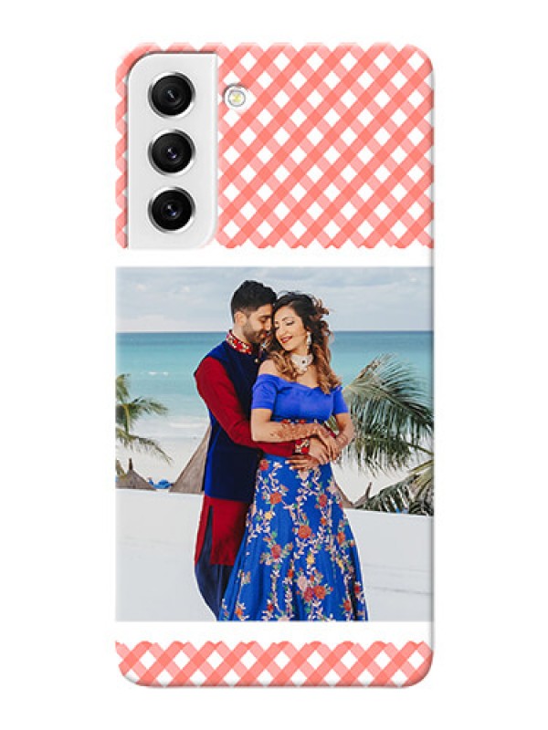 Custom Galaxy S21 FE 5G custom mobile cases: Pink Pattern Design