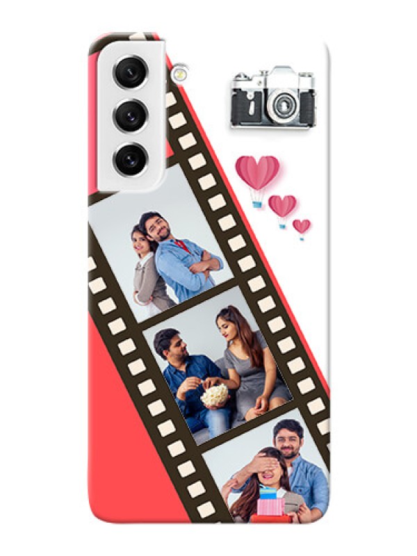 Custom Galaxy S21 FE 5G custom phone covers: 3 Image Holder with Film Reel