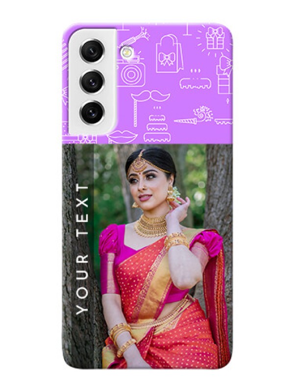 Custom Galaxy S21 FE 5G Personalized Phone Cases: Birthday Icons Design