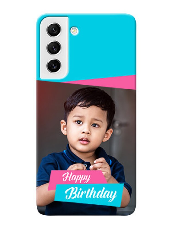 Custom Galaxy S21 FE 5G Mobile Covers: Image Holder with 2 Color Design