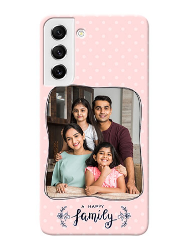 Custom Galaxy S21 FE 5G Personalized Phone Cases: Family with Dots Design
