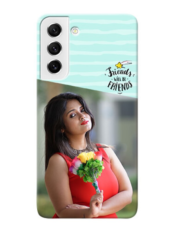 Custom Galaxy S21 FE 5G Mobile Back Covers: Friends Picture Icon Design