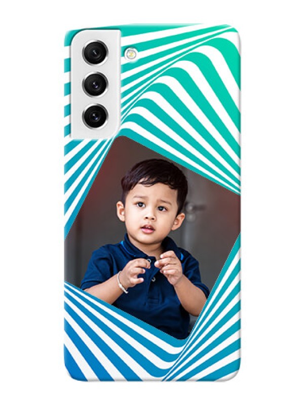 Custom Galaxy S21 FE 5G Personalised Mobile Covers: Abstract Spiral Design