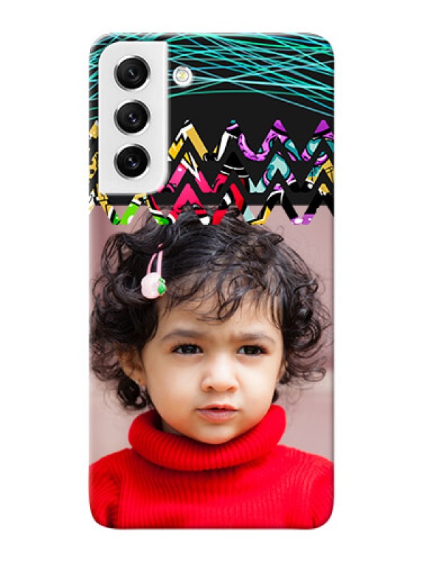 Custom Galaxy S21 FE 5G personalized phone covers: Neon Abstract Design