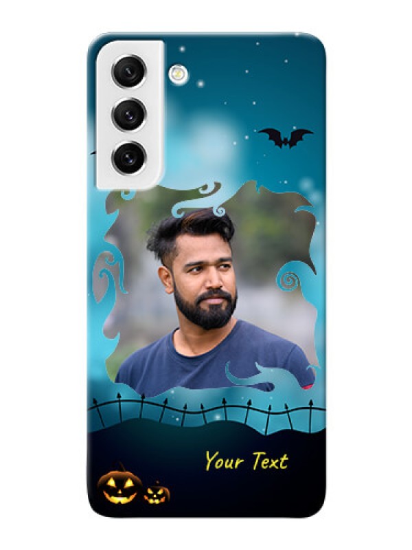 Custom Galaxy S21 FE 5G Personalised Phone Cases: Halloween frame design