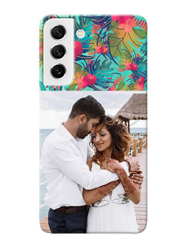 Custom Galaxy S21 FE 5G Personalized Phone Cases: Watercolor Floral Design