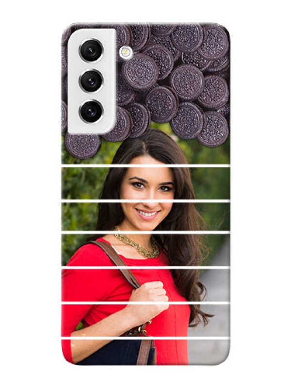 Custom Galaxy S21 FE 5G Custom Mobile Covers with Oreo Biscuit Design