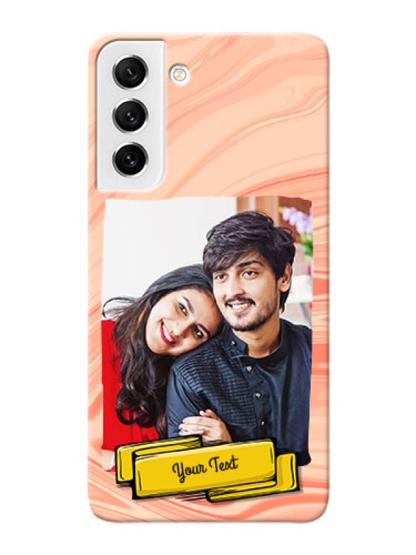 Custom Galaxy S21 FE 5G Customized Phone Cases: Marble Texture Design