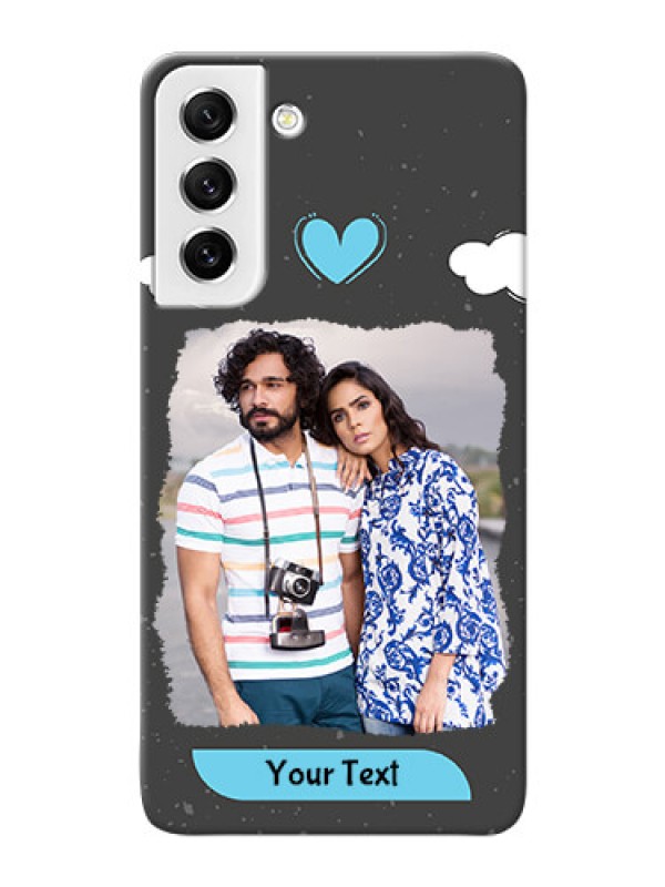 Custom Galaxy S21 FE 5G Mobile Back Covers: splashes with love doodles Design