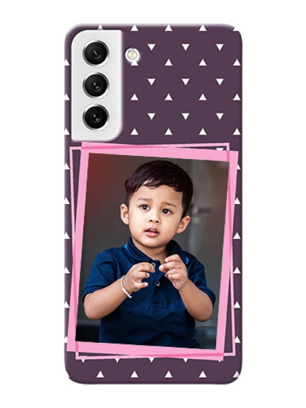 Custom Galaxy S21 FE 5G Phone Cases: Triangle Pattern Dotted Design