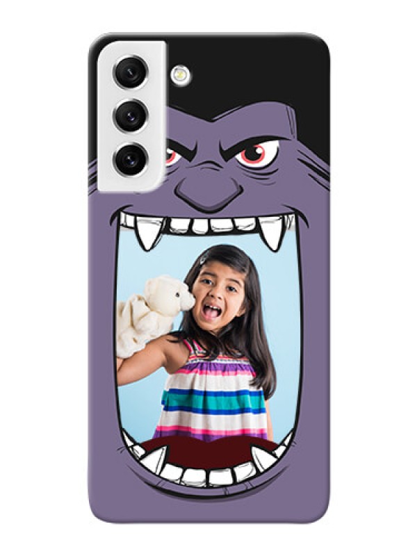 Custom Galaxy S21 FE 5G Personalised Phone Covers: Angry Monster Design