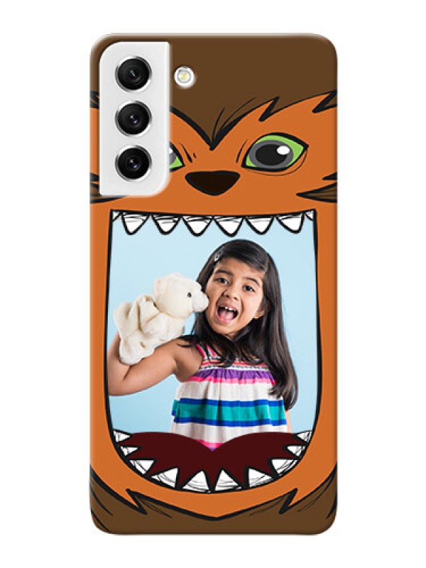 Custom Galaxy S21 FE 5G Phone Covers: Owl Monster Back Case Design