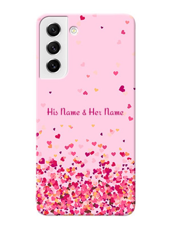 Custom Galaxy S21 Fe 5G Phone Back Covers: Floating Hearts Design