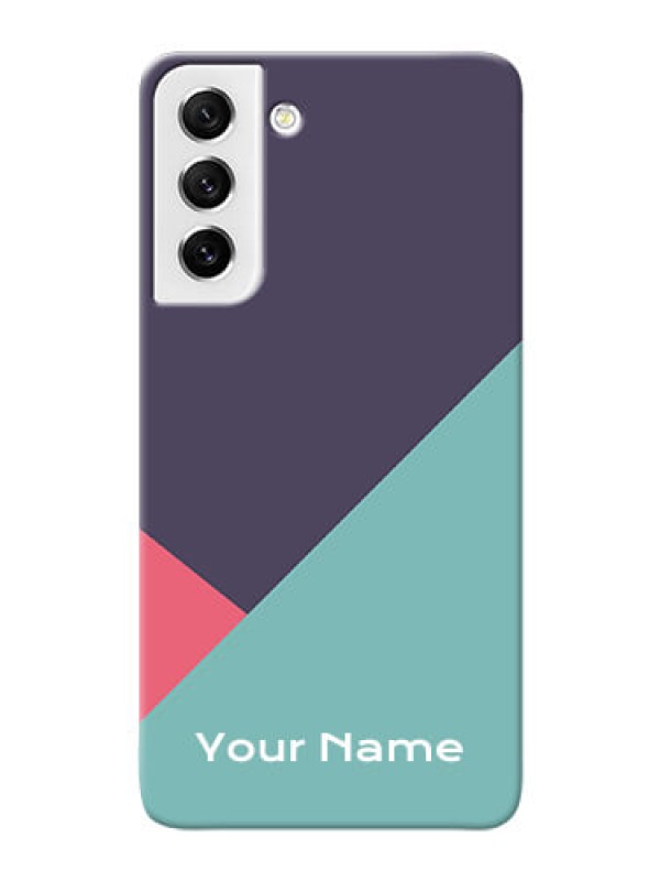 Custom Galaxy S21 Fe 5G Custom Phone Cases: Tri  Color abstract Design