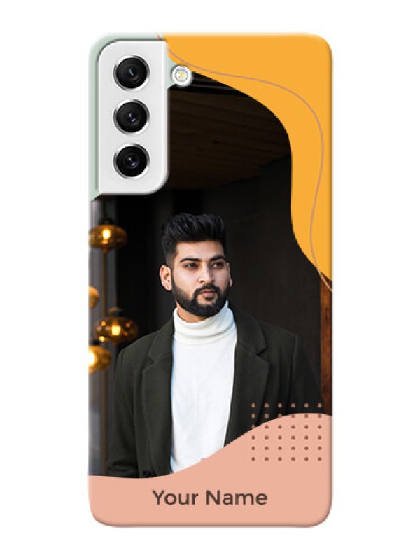 Custom Galaxy S21 Fe 5G Custom Phone Cases: Tri-coloured overlay design