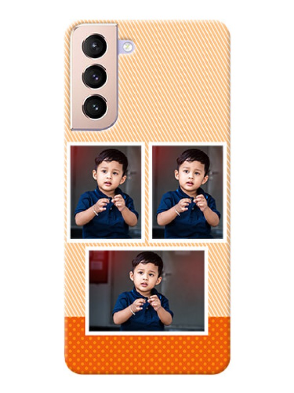 Custom Galaxy S21 Plus Mobile Back Covers: Bulk Photos Upload Design