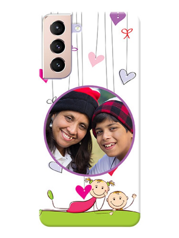 Custom Galaxy S21 Plus Mobile Cases: Cute Kids Phone Case Design