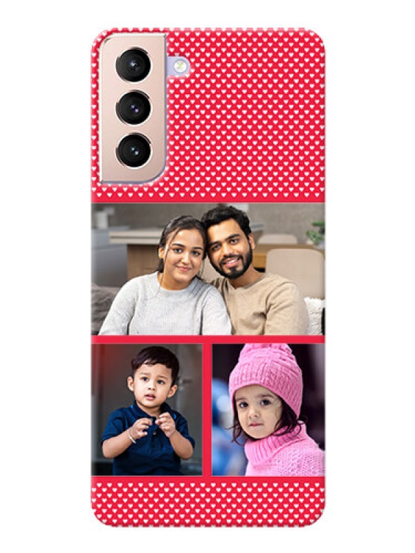 Custom Galaxy S21 Plus mobile back covers online: Bulk Pic Upload Design