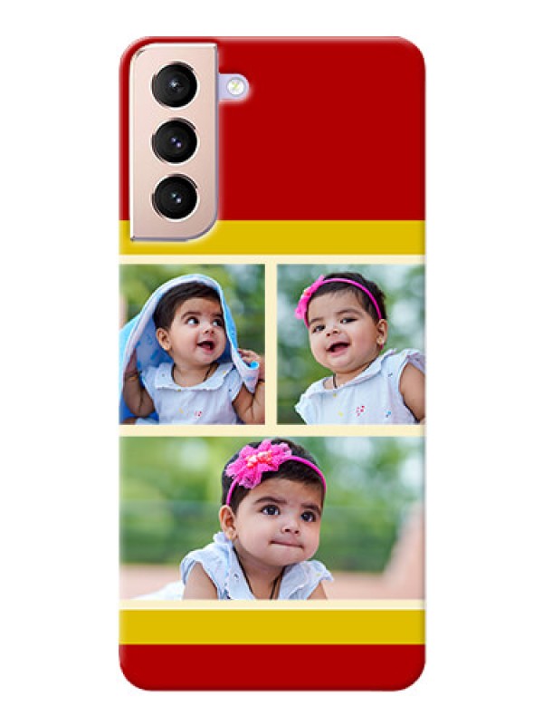 Custom Galaxy S21 Plus mobile phone cases: Multiple Pic Upload Design