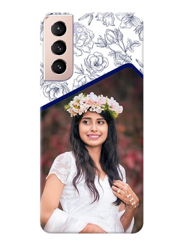 Custom Galaxy S21 Plus Phone Cases: Premium Floral Design