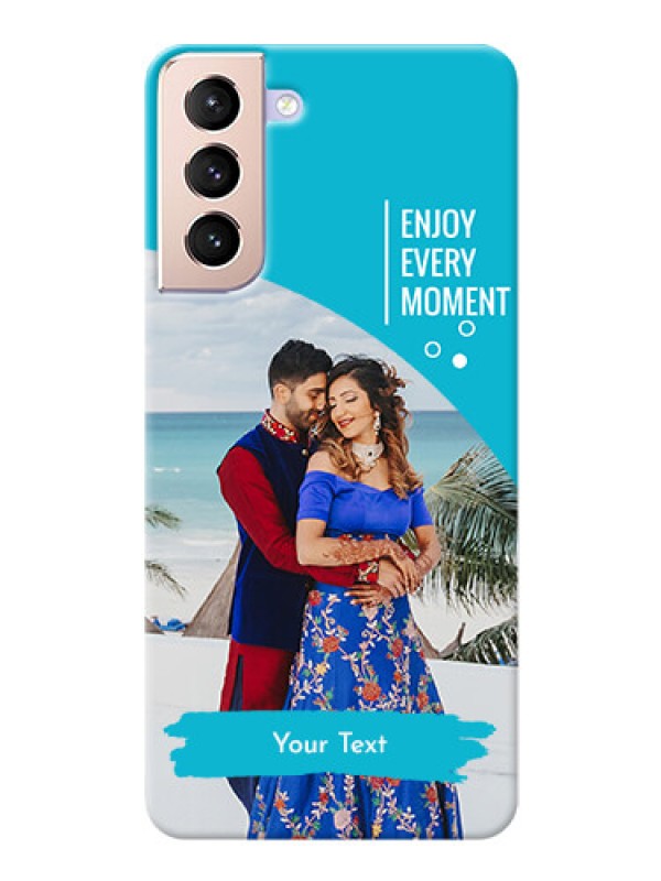 Custom Galaxy S21 Plus Personalized Phone Covers: Happy Moment Design