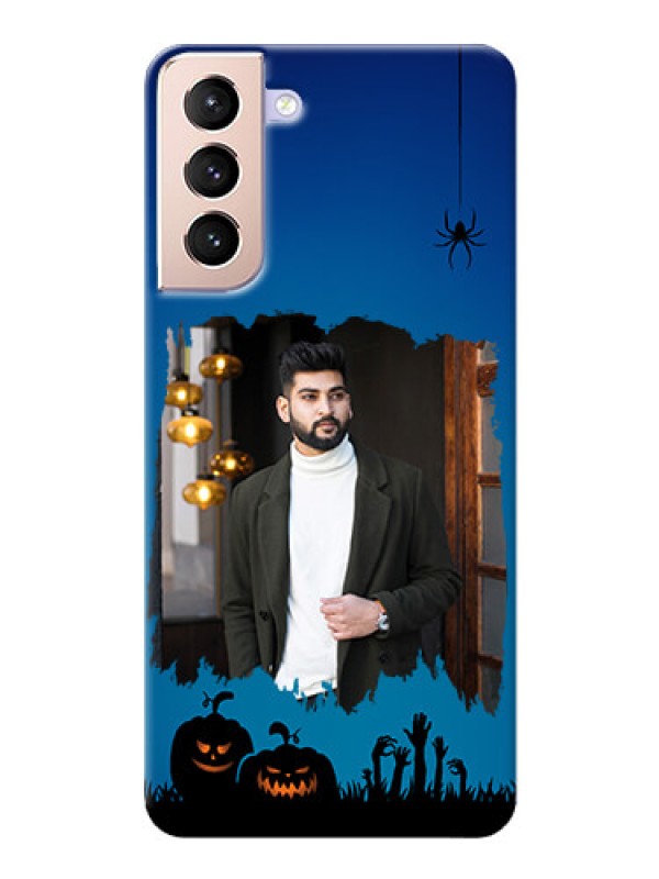 Custom Galaxy S21 Plus mobile cases online with pro Halloween design 