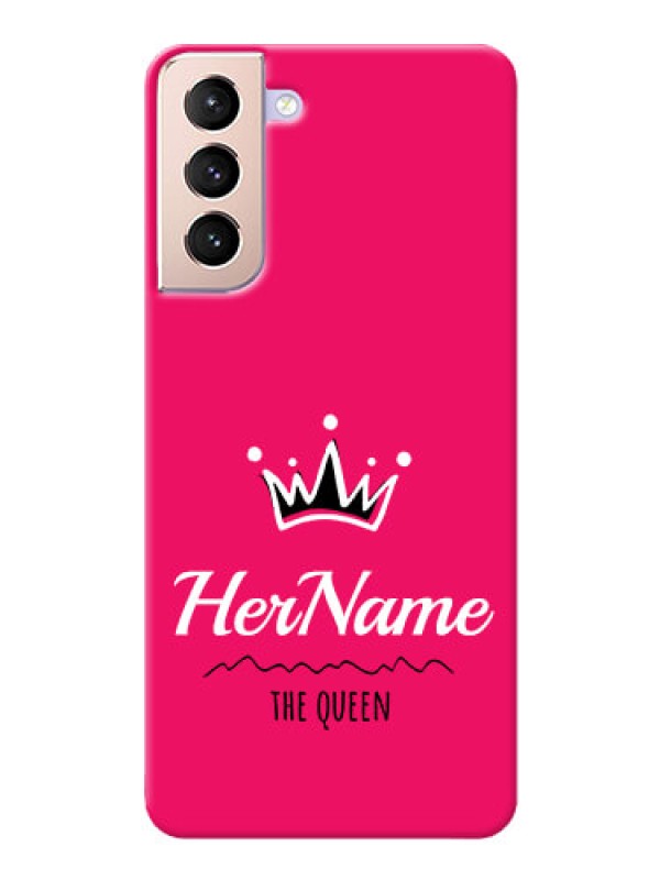 Custom Galaxy S21 Plus Queen Phone Case with Name