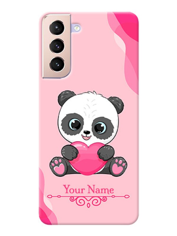 Custom Galaxy S21 Plus Mobile Back Covers: Cute Panda Design