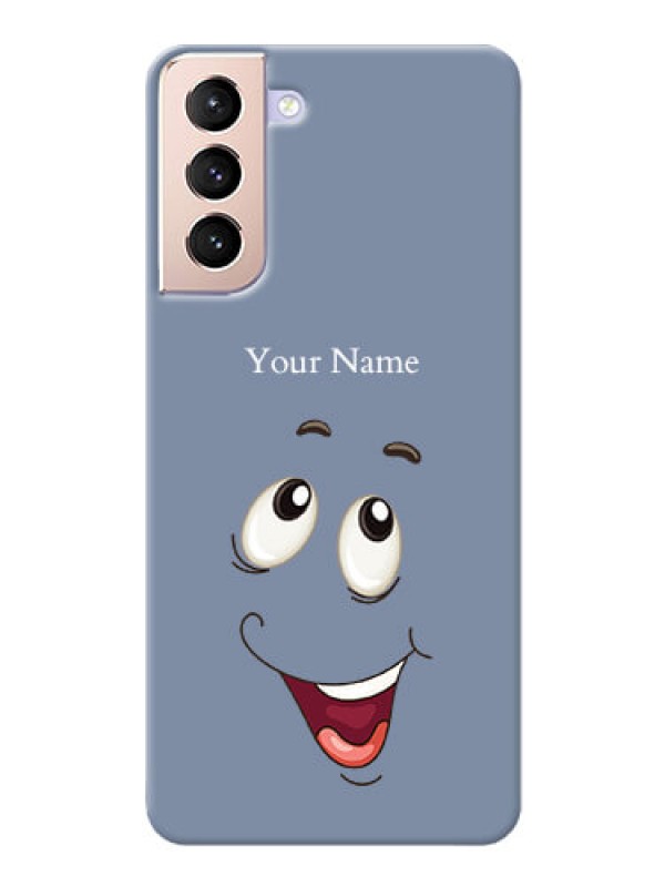 Custom Galaxy S21 Plus Phone Back Covers: Laughing Cartoon Face Design