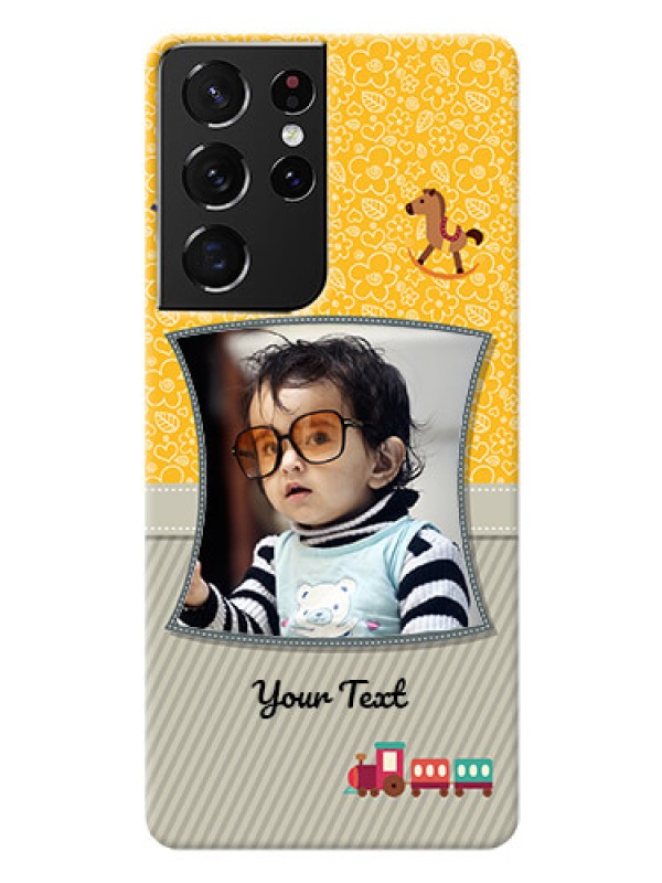 Custom Galaxy S21 Ultra Mobile Cases Online: Baby Picture Upload Design