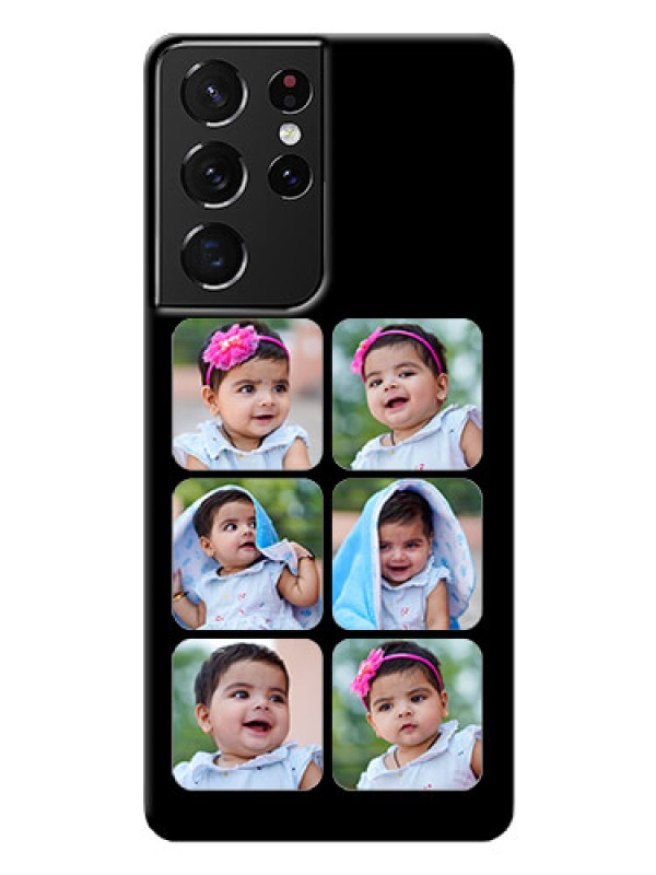 Custom Galaxy S21 Ultra mobile phone cases: Multiple Pictures Design