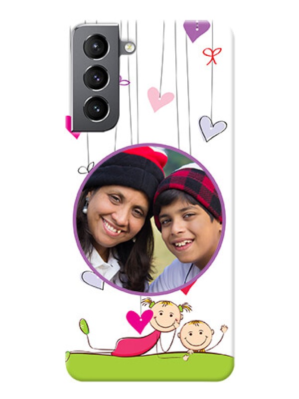 Custom Galaxy S21 Mobile Cases: Cute Kids Phone Case Design