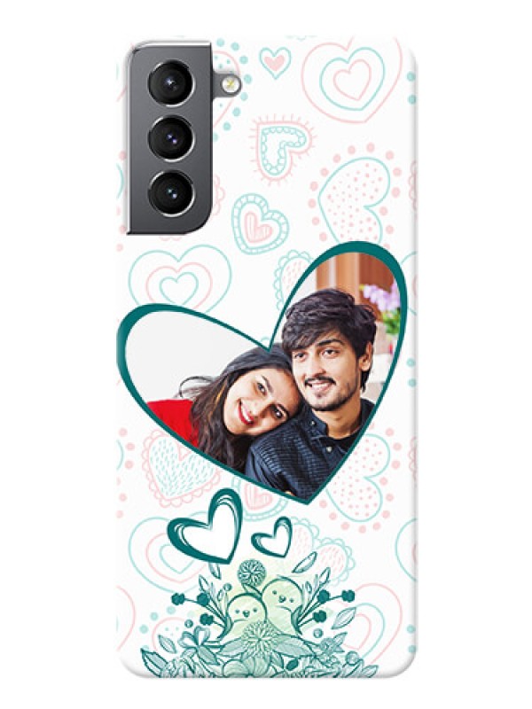 Custom Galaxy S21 Personalized Mobile Cases: Premium Couple Design
