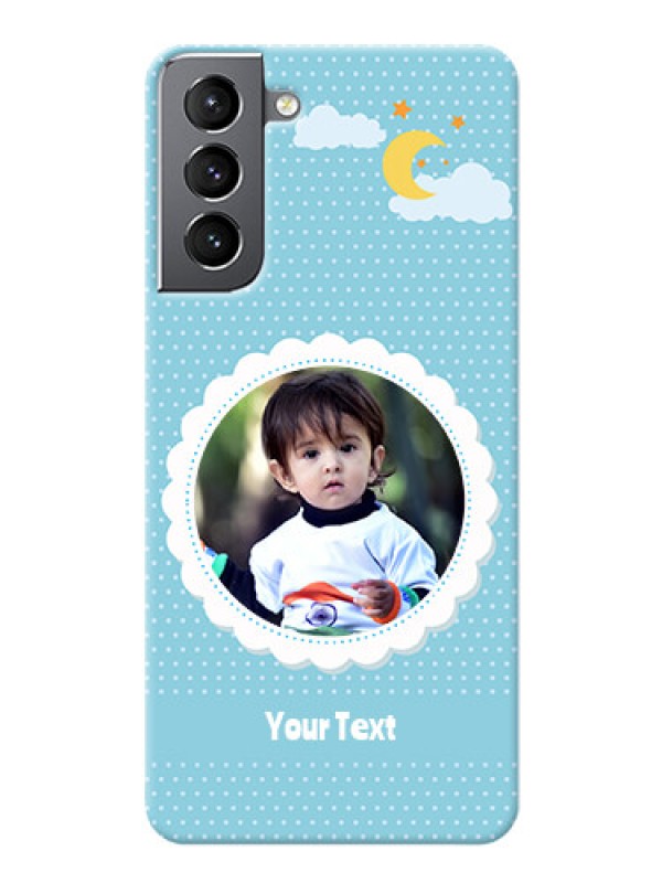 Custom Galaxy S21 mobile cases online: violet Pattern Design