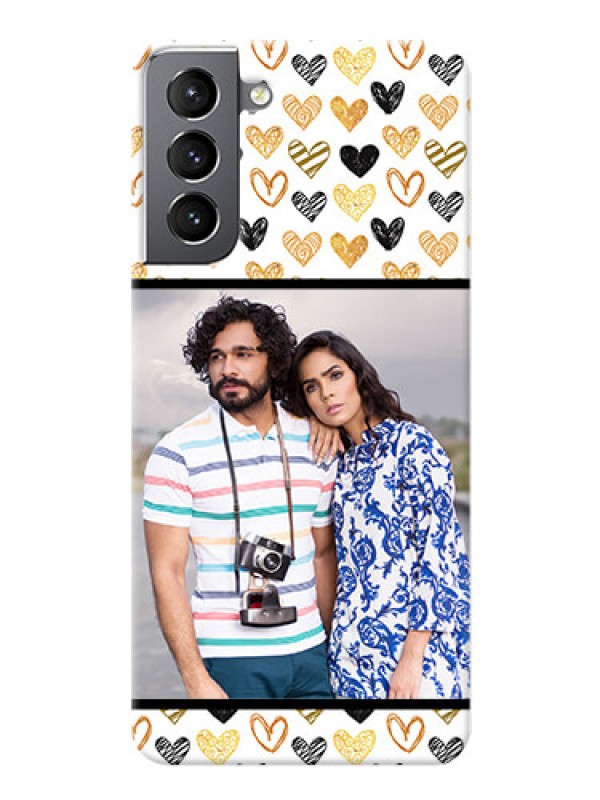 Custom Galaxy S21 Personalized Mobile Cases: Love Symbol Design