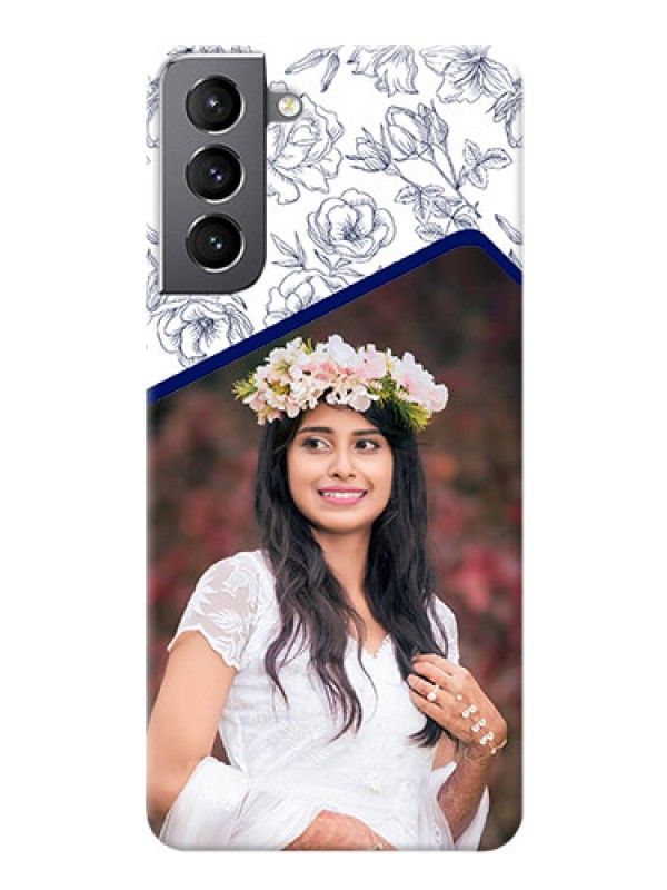 Custom Galaxy S21 Phone Cases: Premium Floral Design