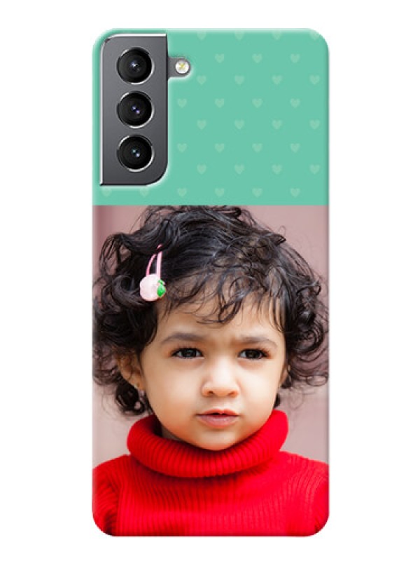 Custom Galaxy S21 mobile cases online: Lovers Picture Design