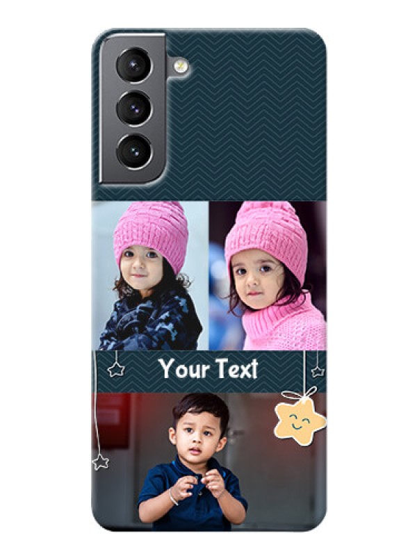 Custom Galaxy S21 Mobile Back Covers Online: Hanging Stars Design