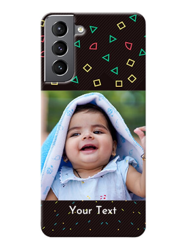 Custom Galaxy S21 custom mobile cases with confetti birthday design