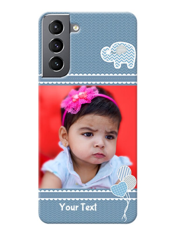 Custom Galaxy S21 Custom Phone Covers with Kids Pattern Design