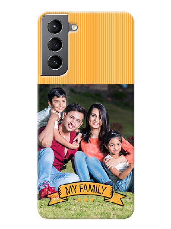 Custom Galaxy S21 Personalized Mobile Cases: My Family Design